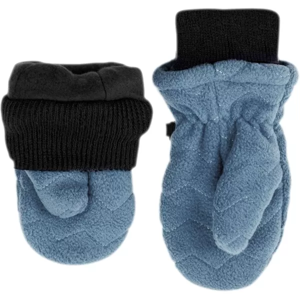 imageJAN ampamp JUL Winter Fleece Mittens for Baby and ToddlerStormy Blue