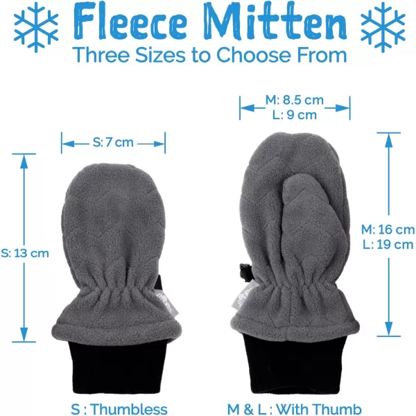 imageJAN ampamp JUL Winter Fleece Mittens for Baby and ToddlerTeal