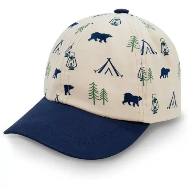 imageJAN ampamp JUL 50UPF Cotton Baseball Cap Baby Toddler KidsBear Camp