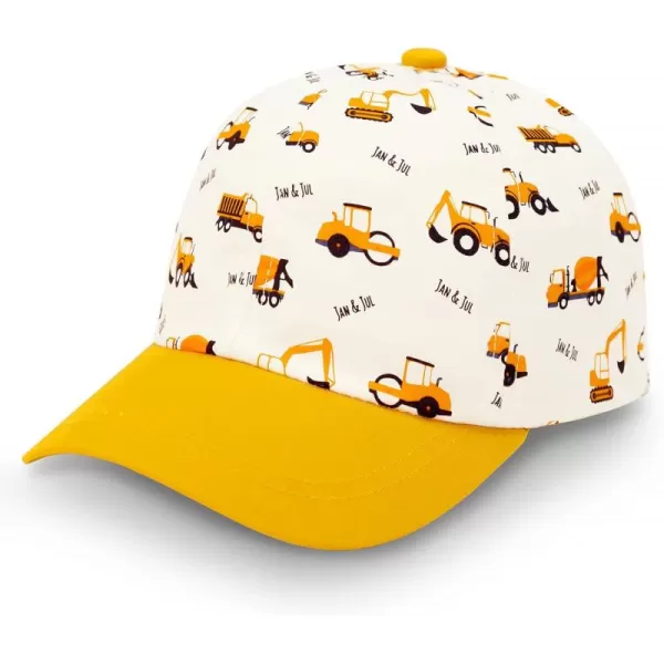 imageJAN ampamp JUL 50UPF Cotton Baseball Cap Baby Toddler KidsLittle Diggers