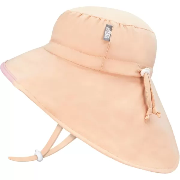 imageJAN ampamp JUL Girls Adjustable Water Resistant SunhatLight Pink