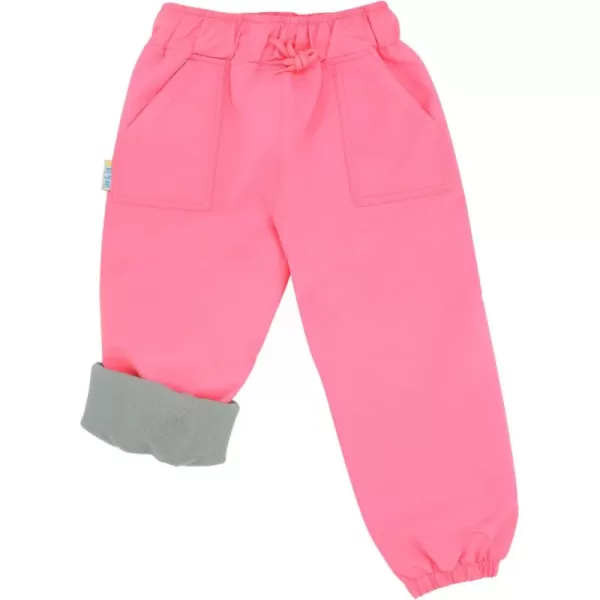 imageJAN ampamp JUL Kids Toddlers Boys Girls Cozy Dry WaterProof Rain Snow PantsFleecelined Watermelon Pink