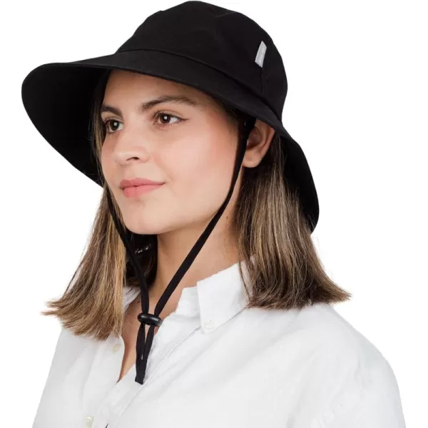 imageJAN ampamp JUL Water Repellent Bucket Sun Hat with UV Protection for WomenBlack