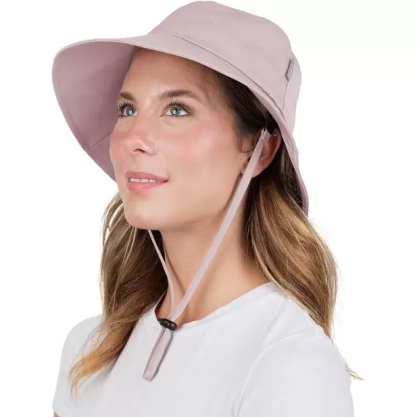 imageJAN ampamp JUL Water Repellent Bucket Sun Hat with UV Protection for WomenPowder Pink