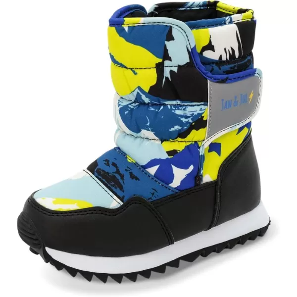 imageJAN ampamp JUL WaterResistant Snow Boots for Toddlers and KidsToastydry Tall Neon Peaks