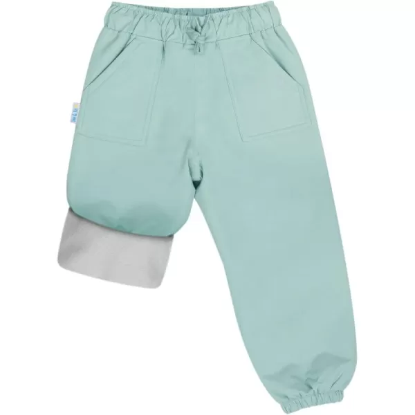 imageJAN ampamp JUL Waterproof Fleece Lined Snow and Rain Pants for Toddlers and KidsCozydry Dusty Mint