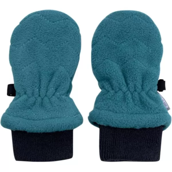 imageJAN ampamp JUL Winter Fleece Mittens for Baby and ToddlerBlue Spruce