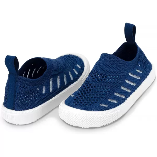 imageJAN ampamp JUL Machine Washable Knit Shoes  Breathable LightWeight Sneakers BabyToddlerLittle KidBreeze Knit Shoes Navy