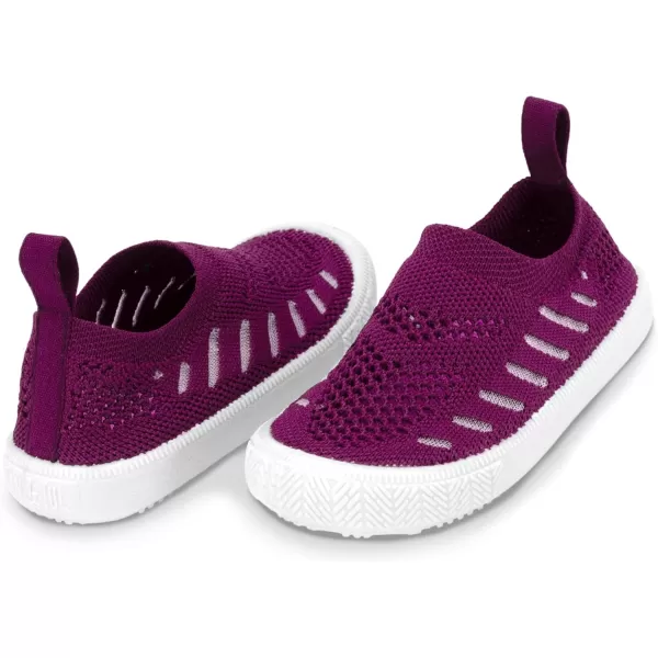 imageJAN ampamp JUL Machine Washable Knit Shoes  Breathable LightWeight Sneakers BabyToddlerLittle KidBreeze Knit Shoes Orchid