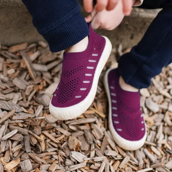 imageJAN ampamp JUL Machine Washable Knit Shoes  Breathable LightWeight Sneakers BabyToddlerLittle KidBreeze Knit Shoes Orchid