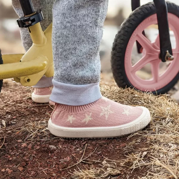 imageJAN ampamp JUL Machine Washable Knit Shoes  Breathable LightWeight Sneakers BabyToddlerLittle KidGraphic Knit Shoes Starfish