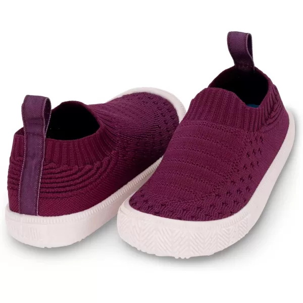 imageJAN ampamp JUL Machine Washable Knit Shoes  Breathable LightWeight Sneakers BabyToddlerLittle KidXplorer Knit Shoes Wildberry