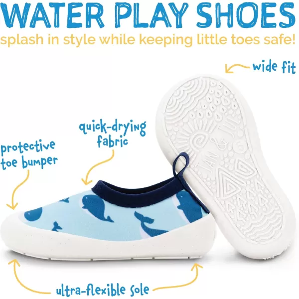 imageJAN ampamp JUL QuickDry Water Shoes for Baby ampamp Toddler with Flexible SolesDino Buddies