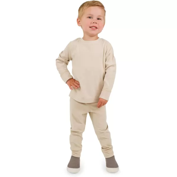 imageJAN ampamp JUL Thermal Base Layer Top for Toddlers and KidsOatmeal