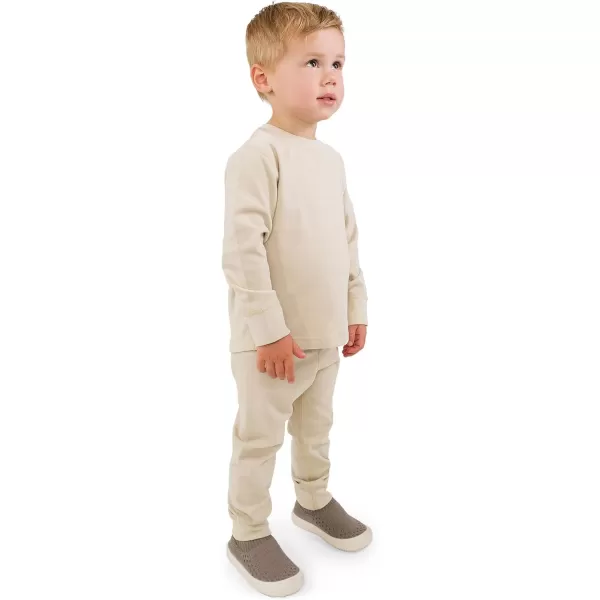 imageJAN ampamp JUL Thermal Base Layer Top for Toddlers and KidsOatmeal