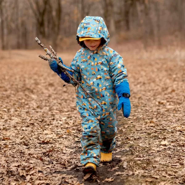 imageJAN ampamp JUL Waterproof Fleece Lined Snow Suit Coveralls for Toddlers and KidsFleecelined Under Construction