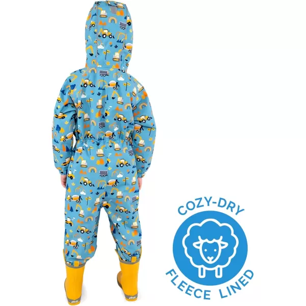 imageJAN ampamp JUL Waterproof Fleece Lined Snow Suit Coveralls for Toddlers and KidsFleecelined Under Construction