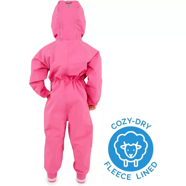 imageJAN ampamp JUL Waterproof Fleece Lined Snow Suit Coveralls for Toddlers and KidsFleecelined Watermelon Pink