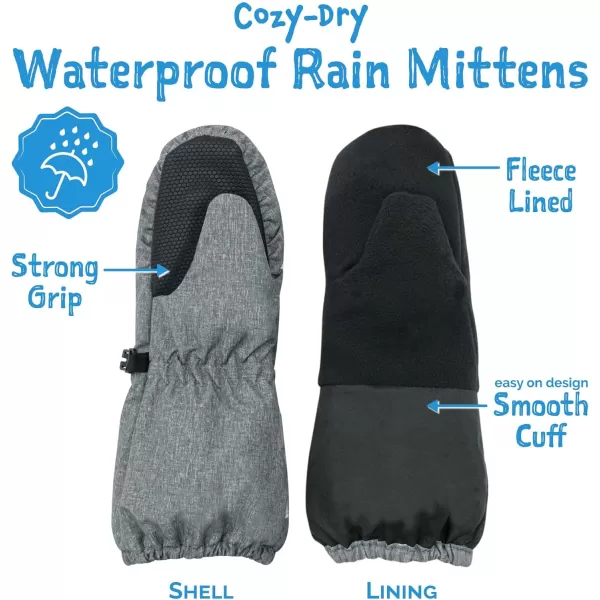 imageJAN ampamp JUL Waterproof Rain Mittens for Babies and ToddlersBear