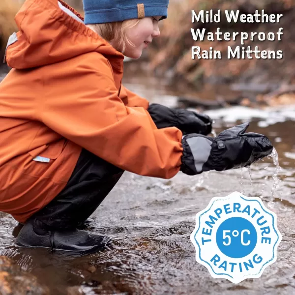 imageJAN ampamp JUL Waterproof Rain Mittens for Babies and ToddlersTerracotta