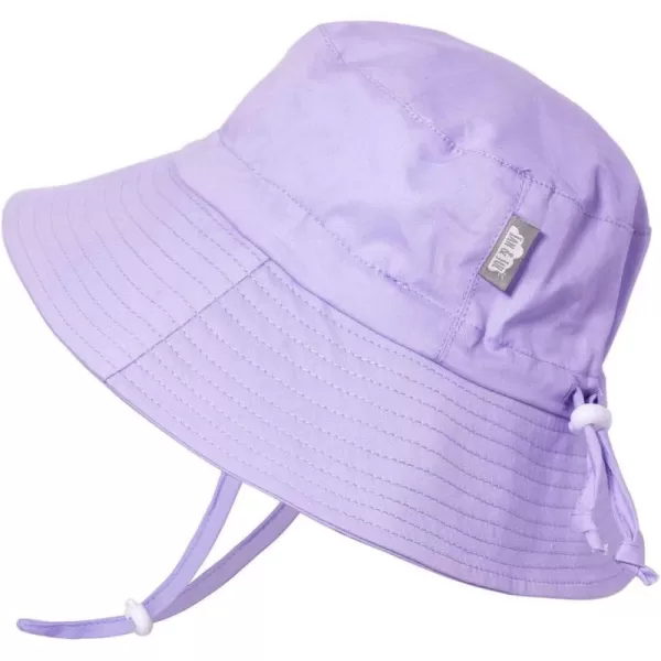 imageJAN ampamp JUL Girls GrowwithMe Cotton Bucket SunHats for Baby and KidsBucket Hat Lavender