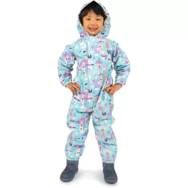 imageJAN ampamp JUL Waterproof Fleece Lined Snow Suit Coveralls for Toddlers and KidsFleecelined Enchanted