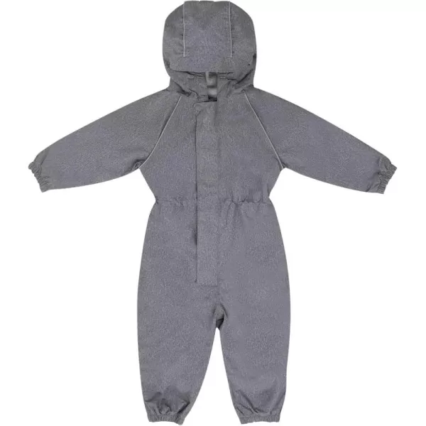 imageJAN ampamp JUL Waterproof Fleece Lined Snow Suit Coveralls for Toddlers and KidsFleecelined Heather Grey