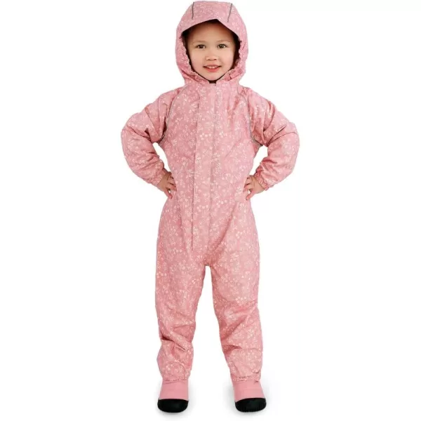 imageJAN ampamp JUL Waterproof Fleece Lined Snow Suit Coveralls for Toddlers and KidsFleecelined Prairie Flowers