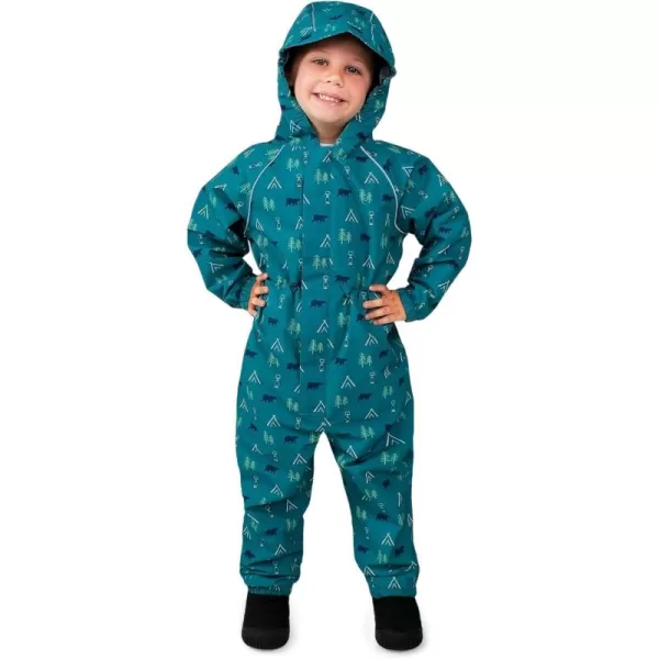 imageJAN ampamp JUL Waterproof Fleece Lined Snow Suit Coveralls for Toddlers and KidsFleecelined Summer Camp