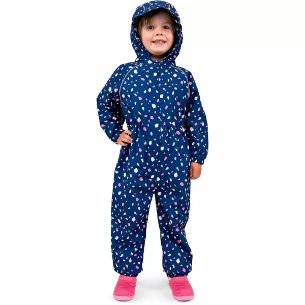 imageJAN ampamp JUL Waterproof Fleece Lined Snow Suit Coveralls for Toddlers and KidsFleecelined Terrazzo