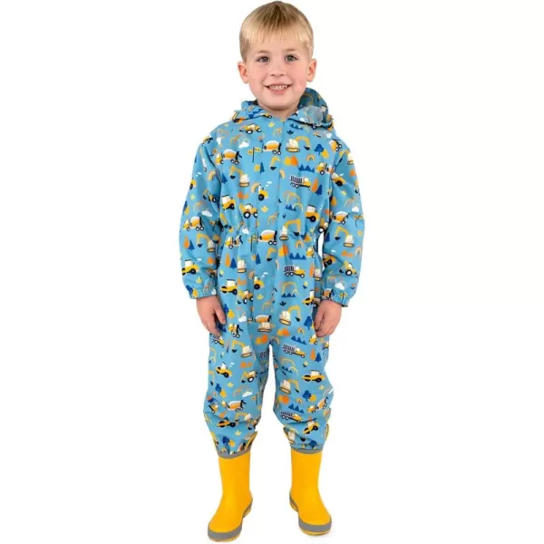 imageJAN ampamp JUL Waterproof Fleece Lined Snow Suit Coveralls for Toddlers and KidsFleecelined Under Construction