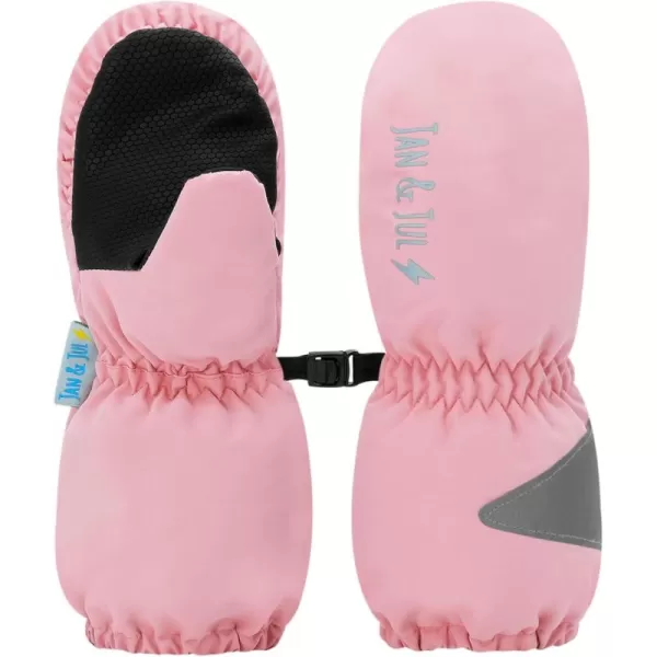 imageJAN ampamp JUL Waterproof Rain Mittens for Babies and ToddlersDusty Pink