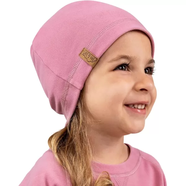 imageJAN ampamp JUL Baby Toddler Kids Thermal Beanie CapDusty Rose