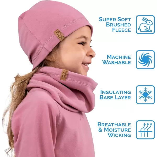 imageJAN ampamp JUL Baby Toddler Kids Thermal Beanie CapDusty Rose