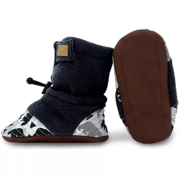 imageJAN ampamp JUL Fleece Cozy Booties for Babies and ToddlersBear