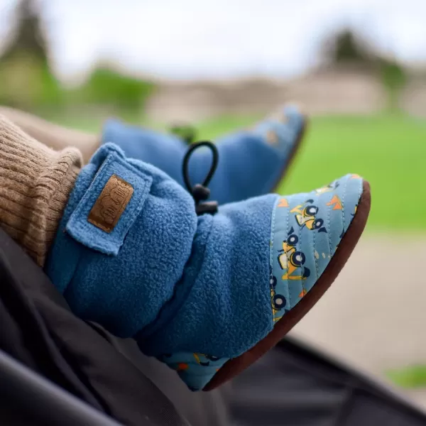 imageJAN ampamp JUL Fleece Cozy Booties for Babies and ToddlersDigger