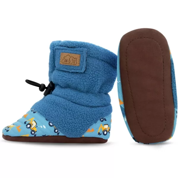 imageJAN ampamp JUL Fleece Cozy Booties for Babies and ToddlersDigger