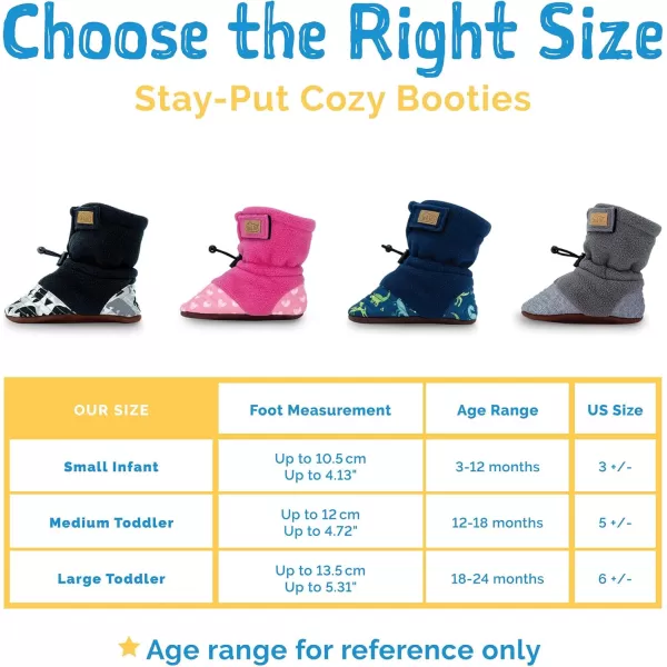 imageJAN ampamp JUL Fleece Cozy Booties for Babies and ToddlersHeather Grey