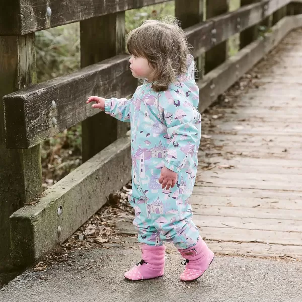 imageJAN ampamp JUL Fleece Cozy Booties for Babies and ToddlersPink Hearts