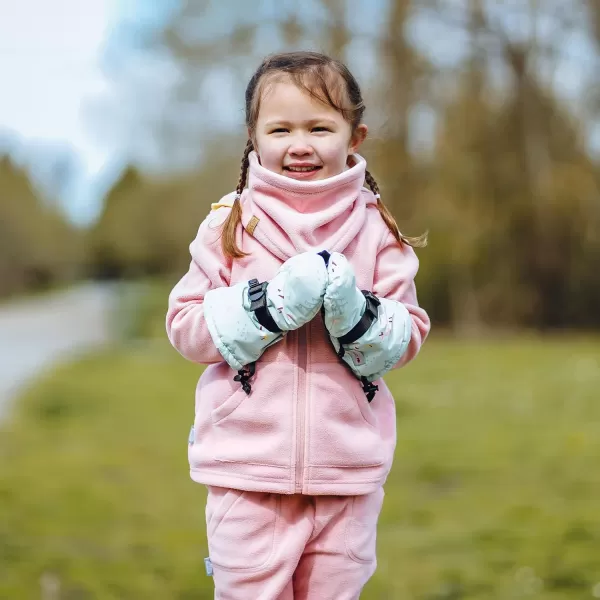 imageJAN ampamp JUL Fleece Jacket with StayOn Hood for Toddlers and KidsDusty Pink