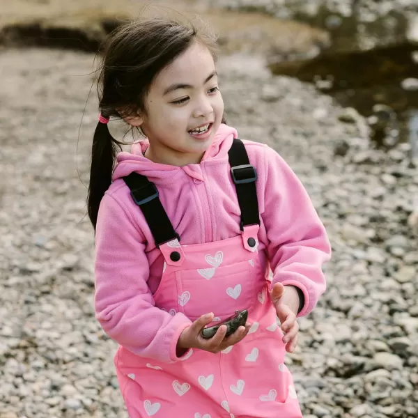 imageJAN ampamp JUL Fleece Jacket with StayOn Hood for Toddlers and KidsWatermelon Pink