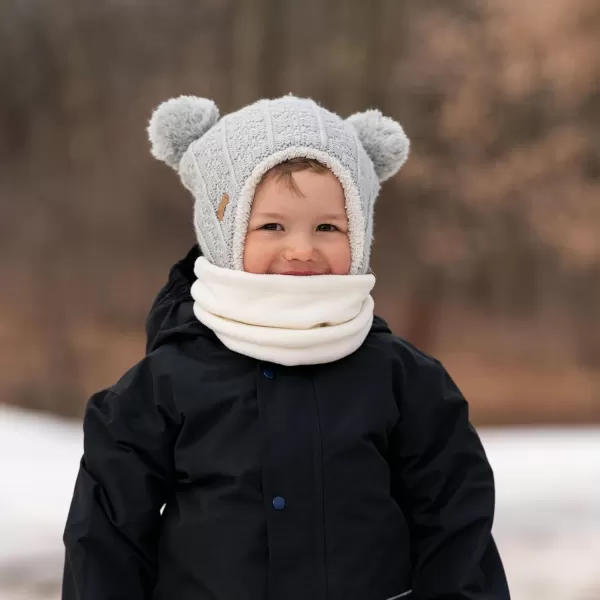 imageJAN ampamp JUL Fleece Neck Warmer Winter Neck Gaiter for Kids and ToddlersCream