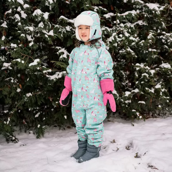imageJAN ampamp JUL Girls Insulated Waterproof Snow Mittens for Toddler and KidsWildberry
