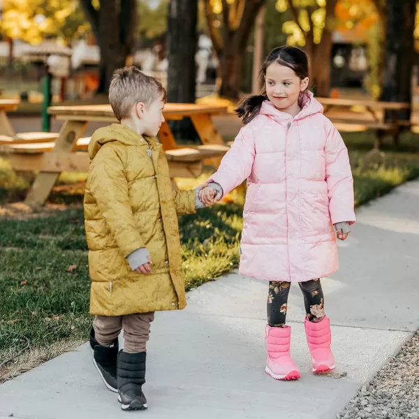 imageJAN ampamp JUL Insulated Winter Coat Sherpa Lined Cozy Jacket for KidsGlacier Dino