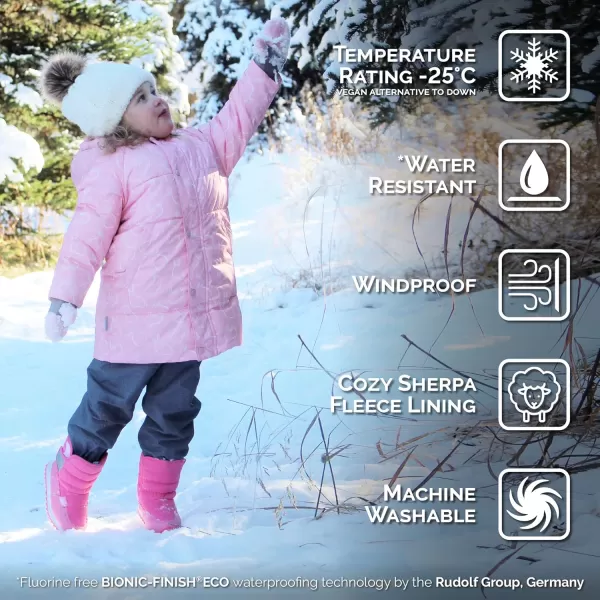 imageJAN ampamp JUL Insulated Winter Coat Sherpa Lined Cozy Jacket for KidsSnow Bunny