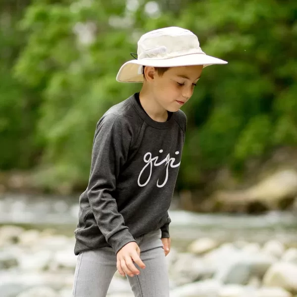 imageJAN ampamp JUL Junior Jasper Hat for Kids 50 UPF Cotton Size AdjustableBeige
