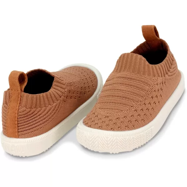 imageJAN ampamp JUL Slipon Kids Knit Shoes Breathable Machine Washable SneakersXplorer Knit Shoes Khaki