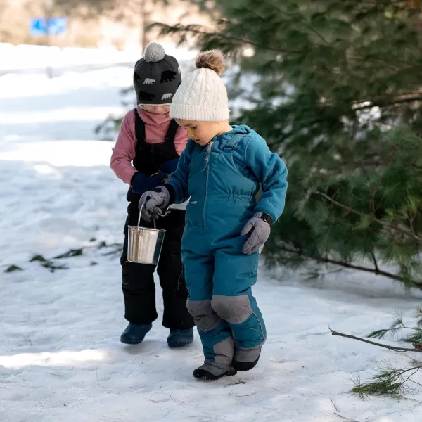 imageJAN ampamp JUL ToastyDry Waterproof Insulated Snow Bib Pants for KidsDeep Blue