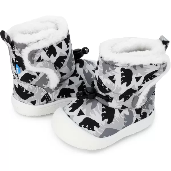 imageJAN ampamp JUL Water Resistant StayOn Winter Trail Boots for Toddler and BabyBear