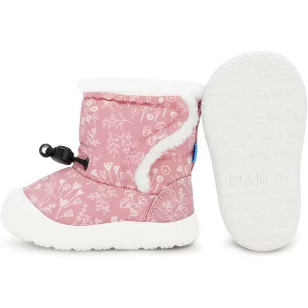 imageJAN ampamp JUL Water Resistant StayOn Winter Trail Boots for Toddler and BabyPrairie Flowers